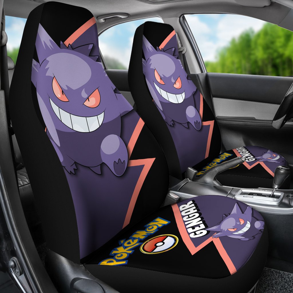 Gengar Anime Pokemon Car Seat Covers - Custom-Made, Durable & Stylish
