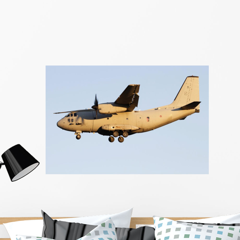 Alenia C-27j Spartan Italian Tan Wall Decal - Vibrant Decor for Any Space