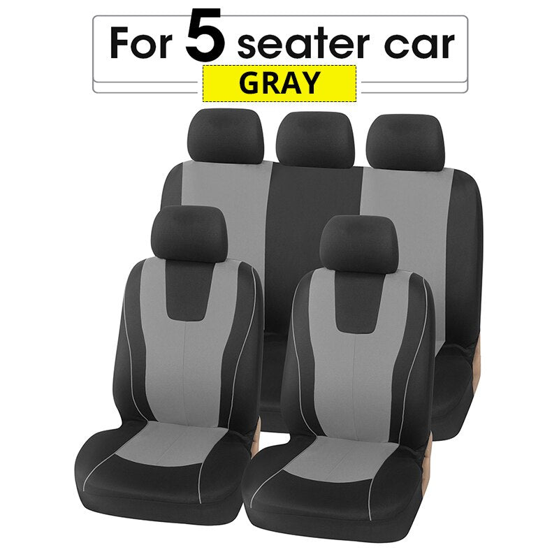 Universal Car Seat Cover Set with Airbag Compatibility