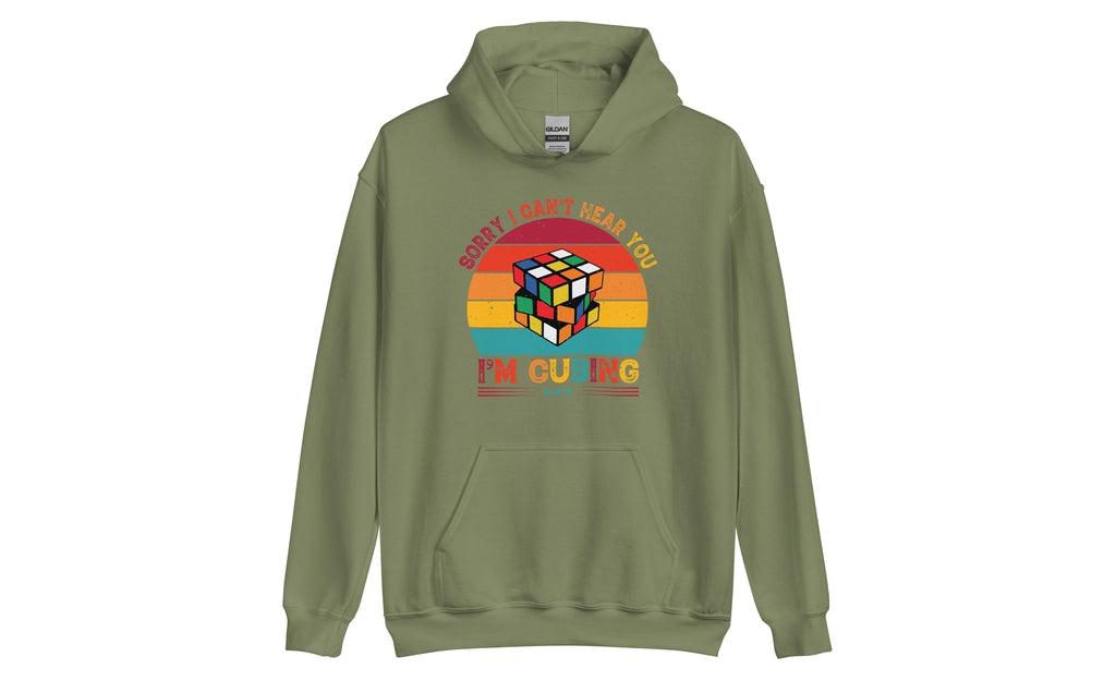 Cozy Rubik's Cube Themed Hoodie - Comfortable Puzzle Lover's Wear