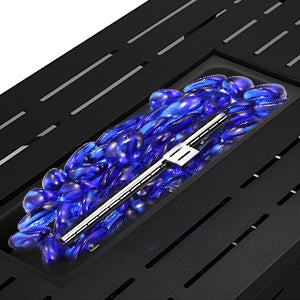 R.W.Flame 43 Inch Outdoor Propane Gas Fire Pit Table with Glass Cover