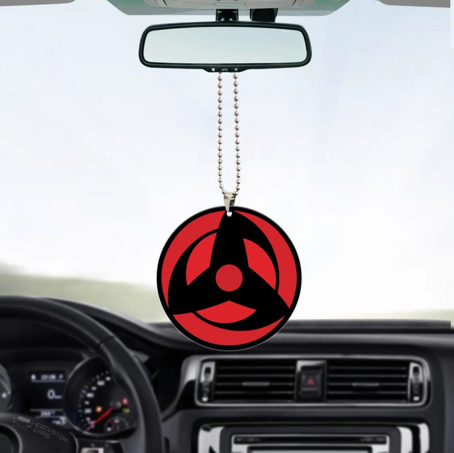 Kakashi Mangekyou Acrylic Car Ornament - Unique Custom Car Accessory