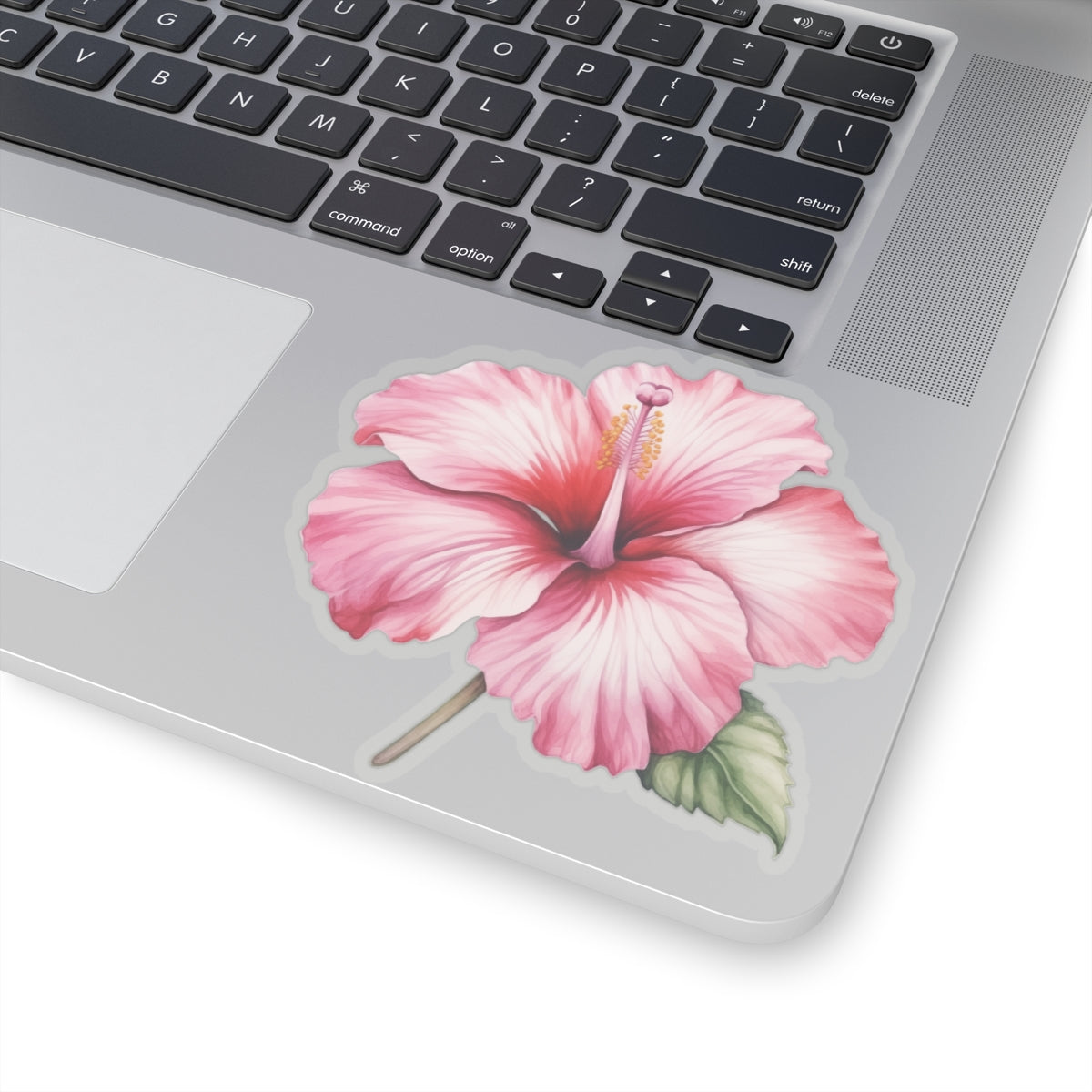 Hibiscus Flower Vinyl Sticker Decal - Waterproof & Reusable for Multiple Surfaces
