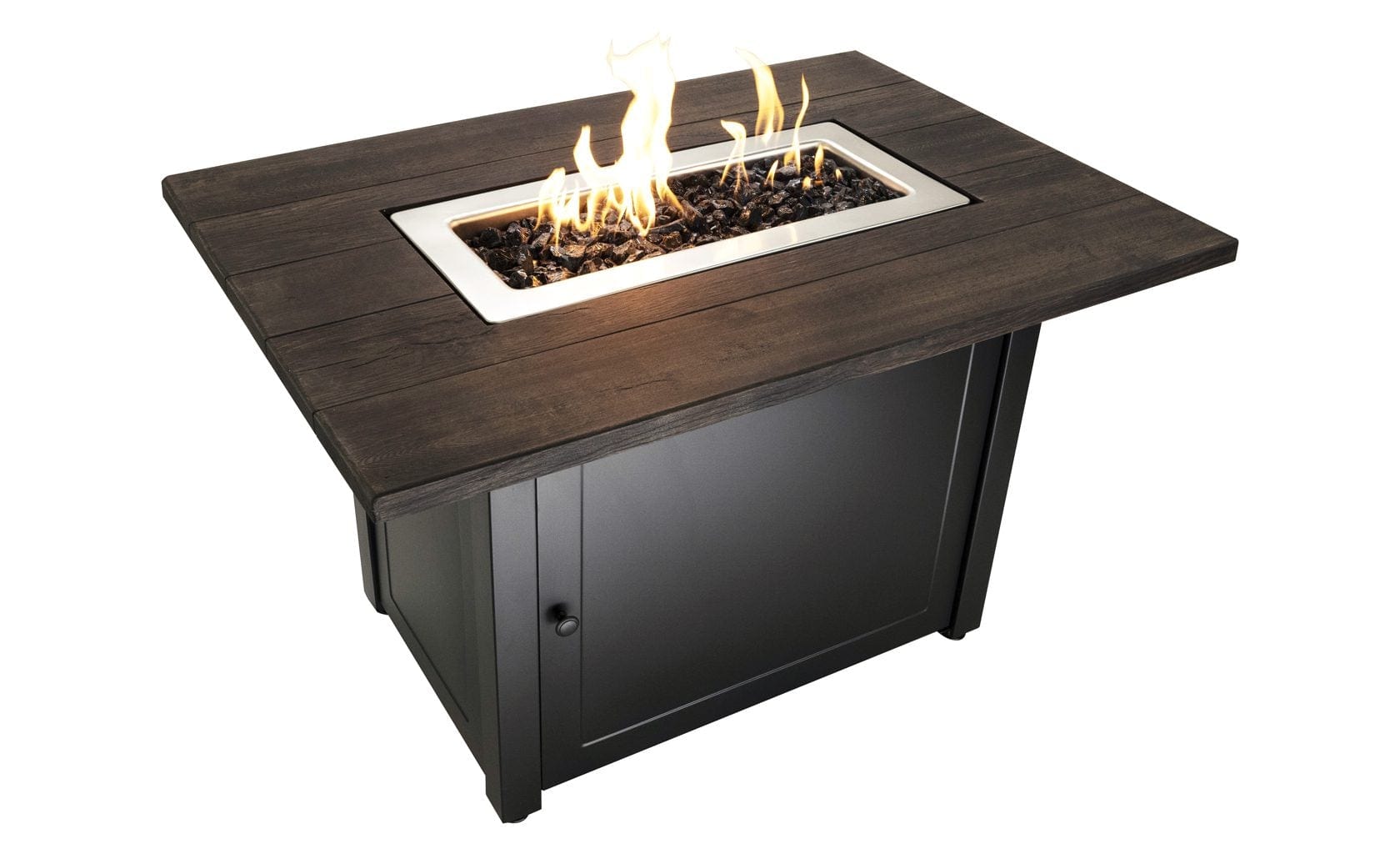 Endless Summer "The Marc" Outdoor Rectangular Steel Frame LP Gas Fire Pit