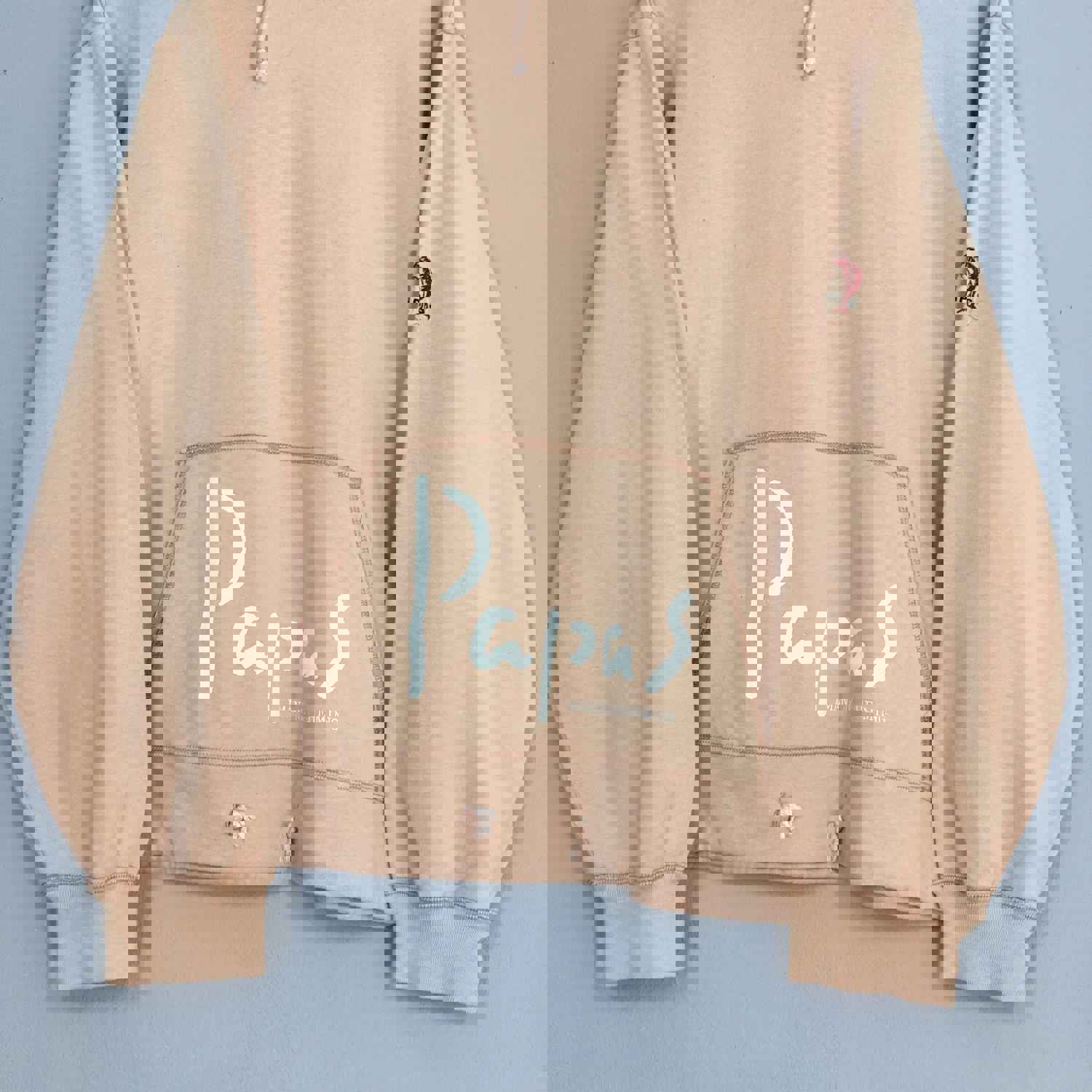 Vintage 90s Papas Maniere De Heming Hoodie Sweatshirt, Size M