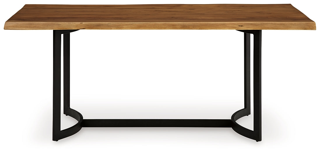 Fortmaine Modern Acacia Wood Rectangular Dining Table