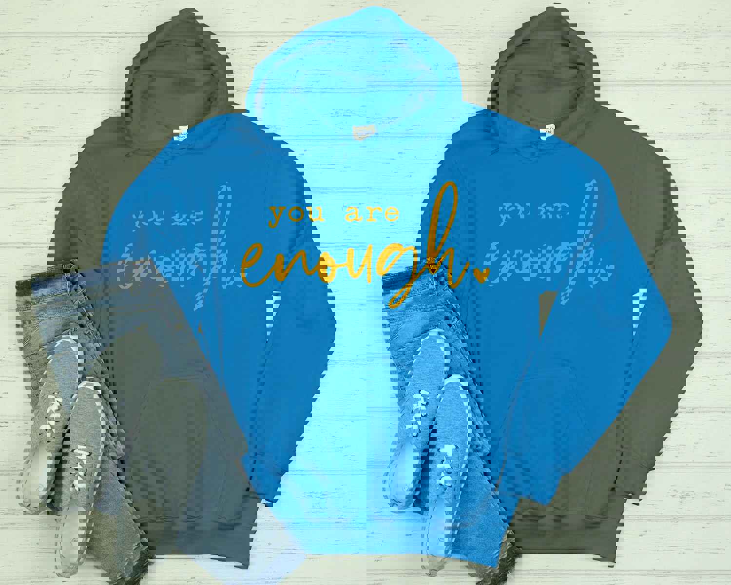 Empowerment Hoodie - Love Yourself, Positive Vibes