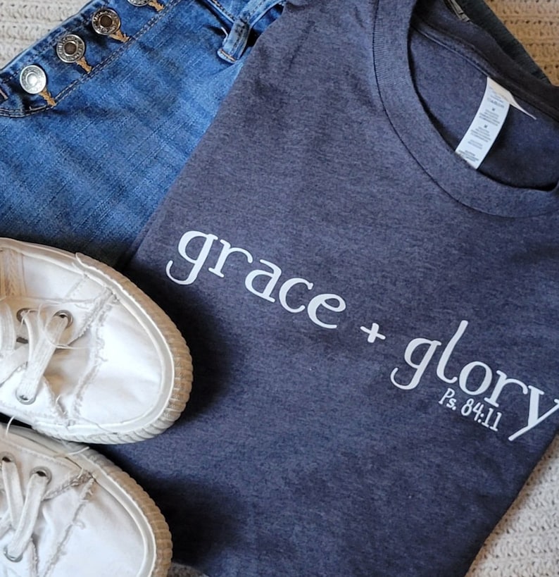 Grace + Glory Psalm 84:11 Women's T-Shirt, Christian Inspired Apparel