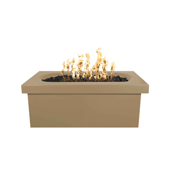 60" Ramona Rectangle Gas Fire Pit - Elegant Outdoor Heating