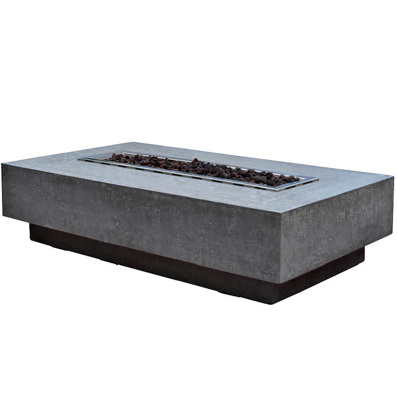 Elementi Hampton Outdoor Concrete Fire Pit Table - OFG139