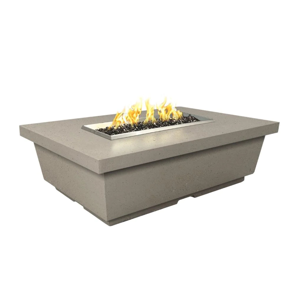 American Fyre Designs 785 Contempo LP Select 52-Inch Rectangular Gas Fire Pit Table