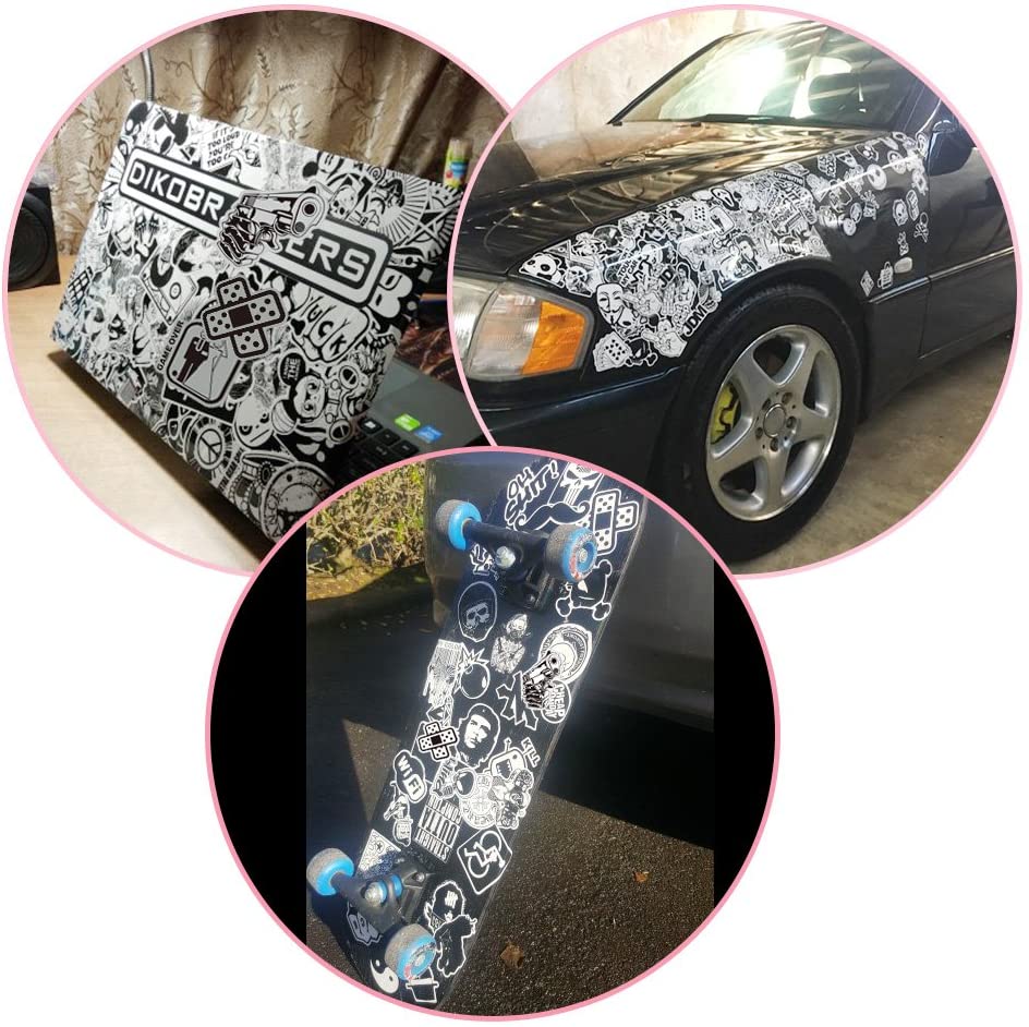 QTL Durable Vinyl Stickers for Laptops, Cars, and Home Decor