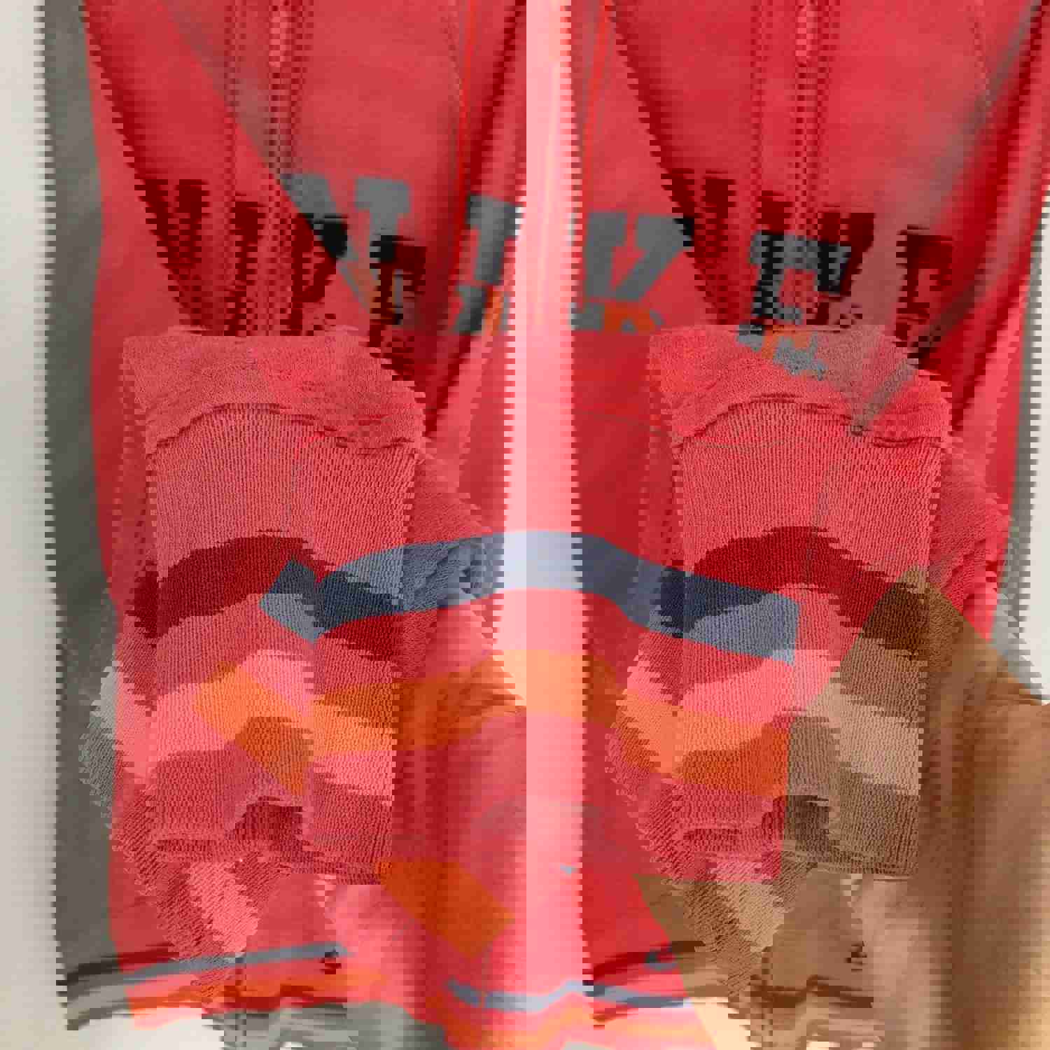 Vintage Nike Swoosh Zipper Hoodie Sweatshirt - XL