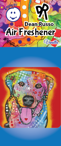 Labrador Car Decal & Air Fresheners Set by Dean Russo
