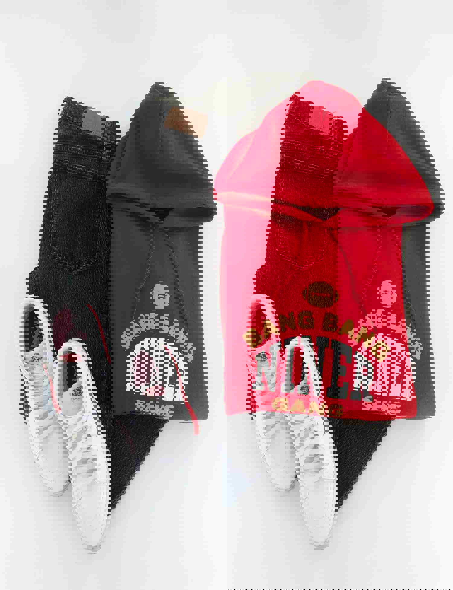 San Francisco 49ers Bang Bang Niner Gang Puffed Vinyl Hoodie