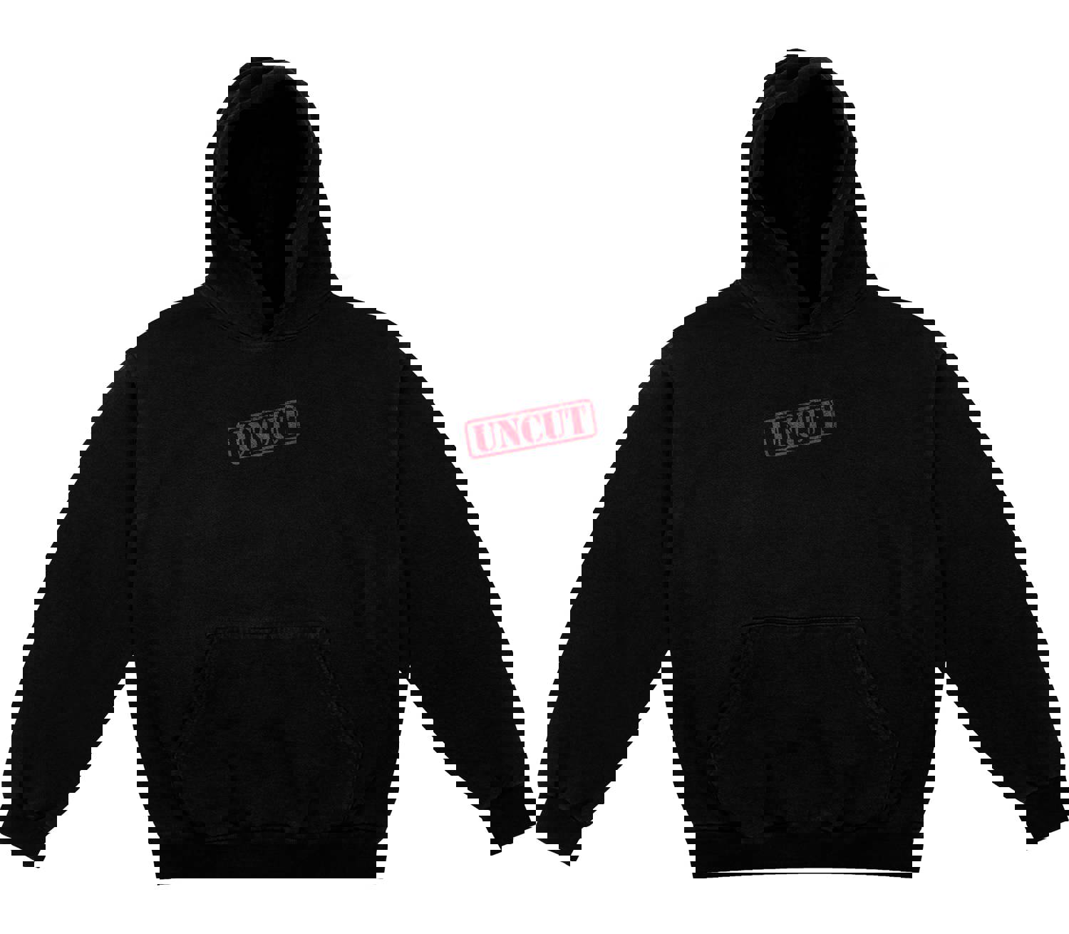 UNCUT HOODIE - Screen Printed Graphic Sweatshirt