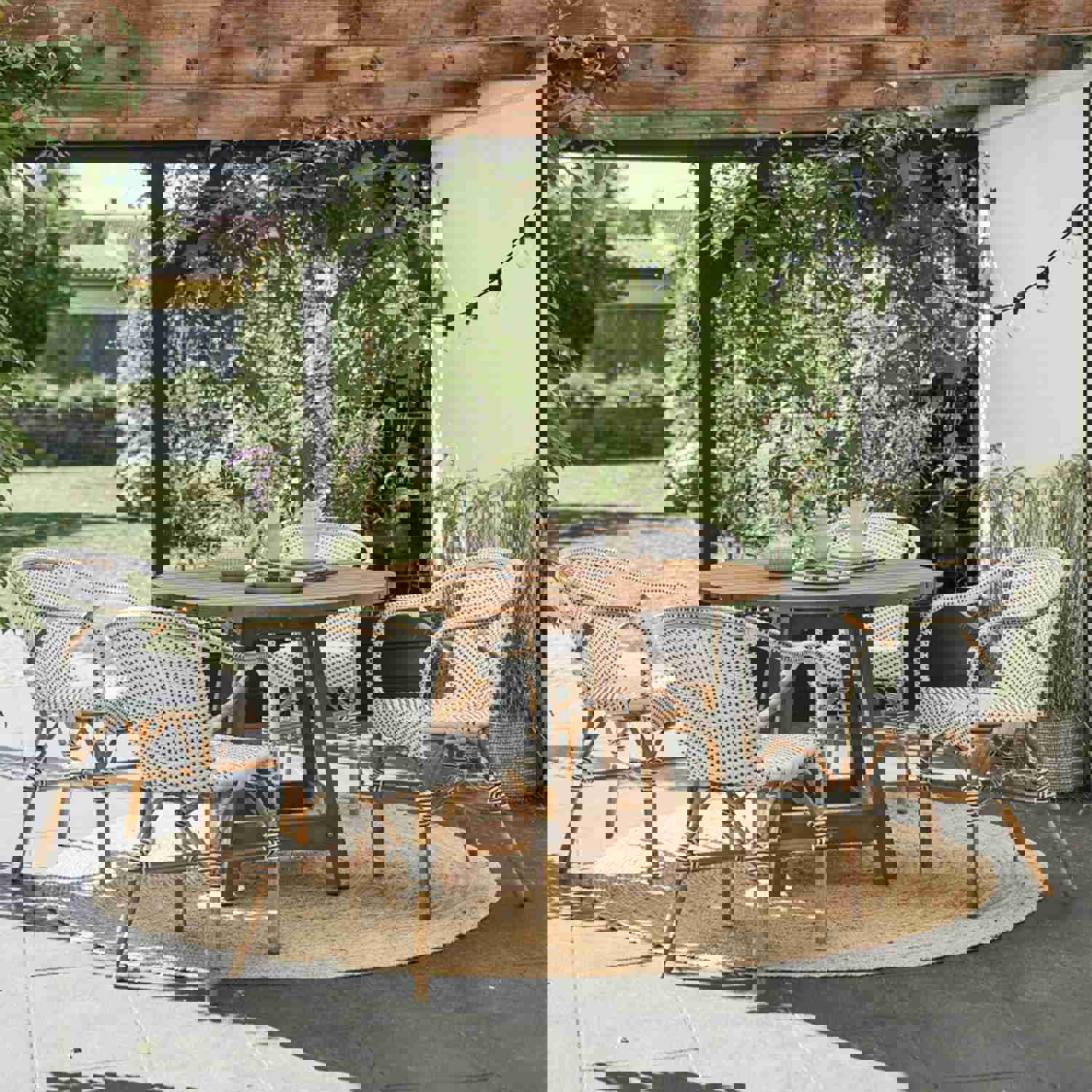 George Round Outdoor Dining Table