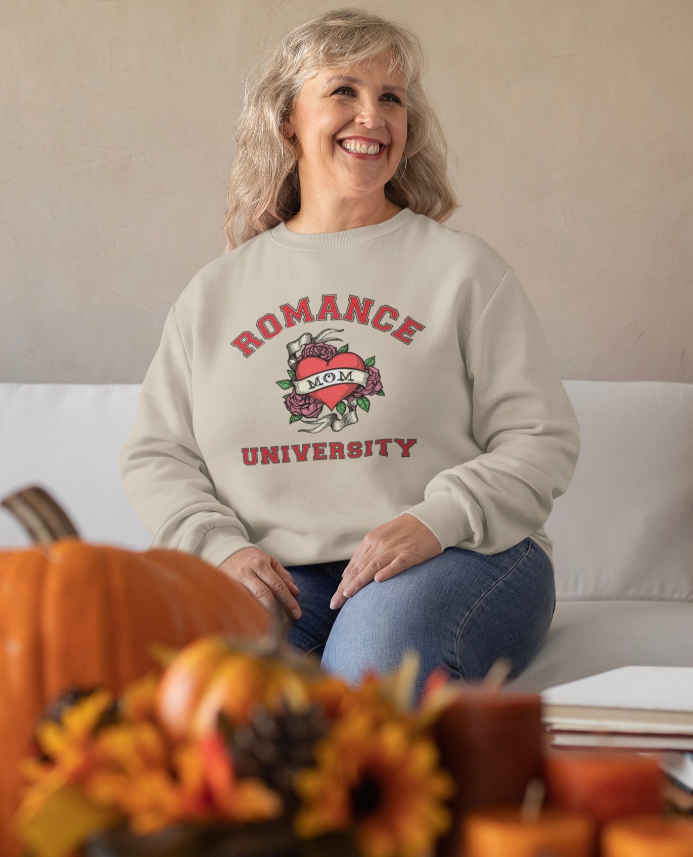 Mother's Day Love Mom Crewneck Sweatshirt