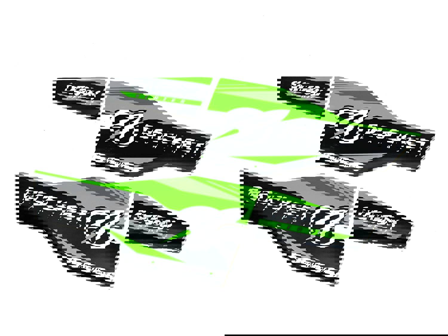 Chubby Pitbike Exhaust Replacement Decals Set