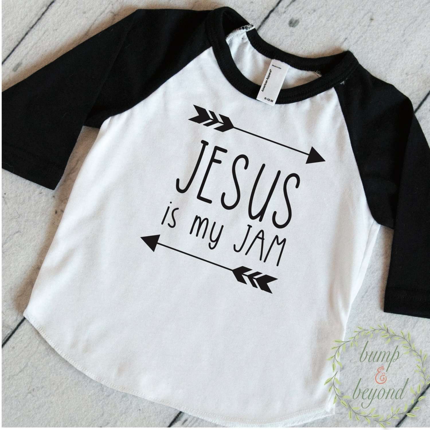 Stylish Toddler T-Shirt - Jesus Is My Jam, Trendy Kids Clothing