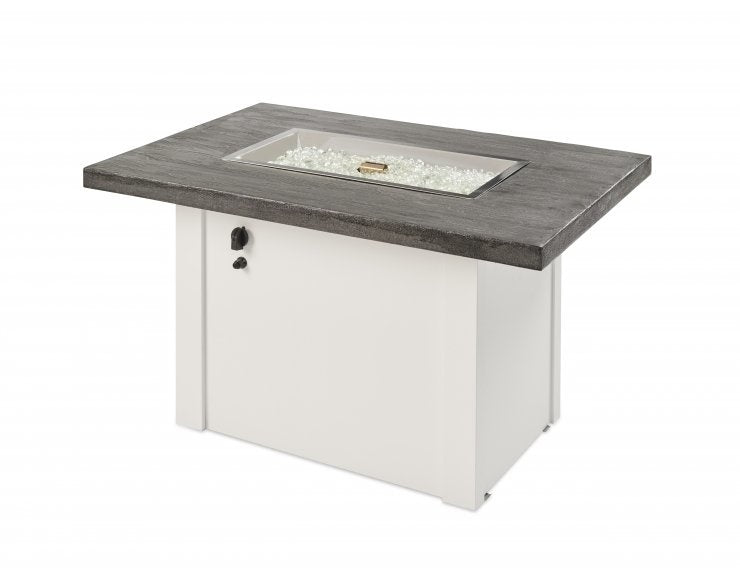 Havenwood Rectangular Gas Fire Pit Table with Crystal Fire® Plus Burner