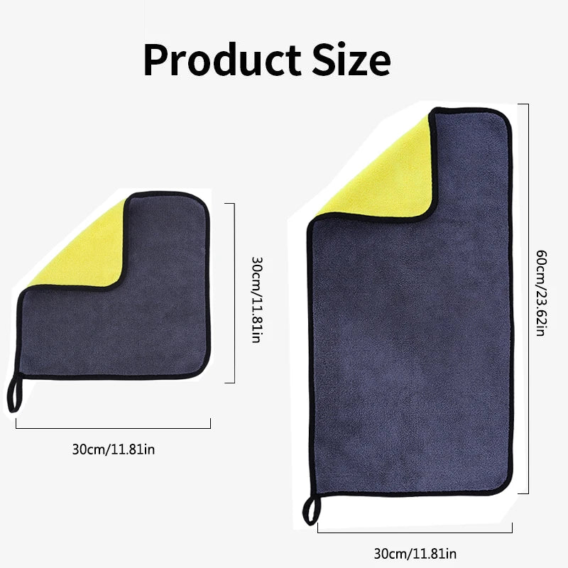 Premium Microfiber Towels for Car Cleaning and Detailing
