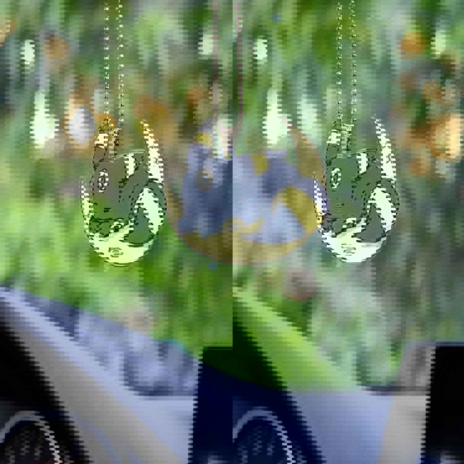 Custom Umbreon Sleep Eevee Evolution Acrylic Car Ornament