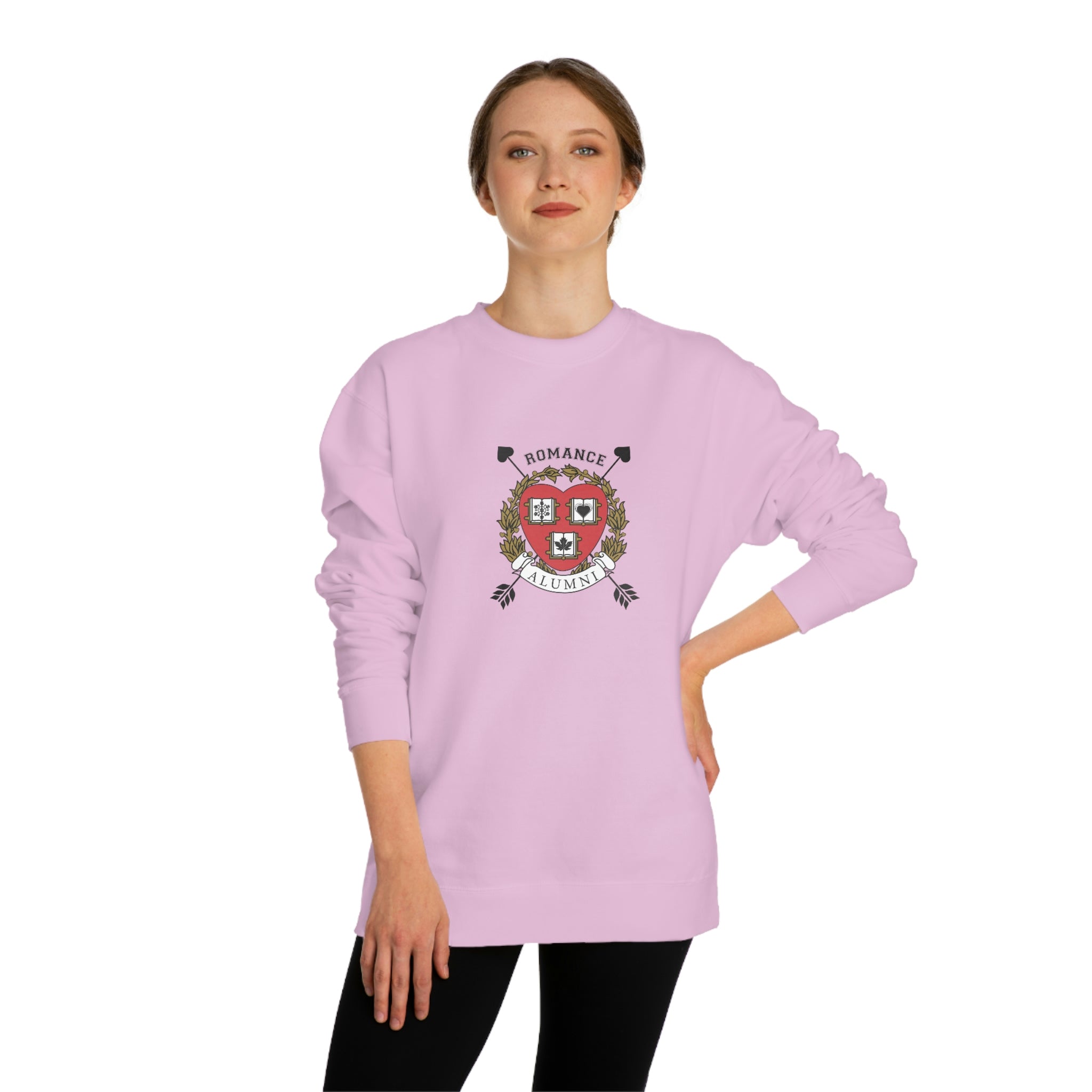 Arrow Crest Alumni Sweatshirt - Comfortable Crew Neck