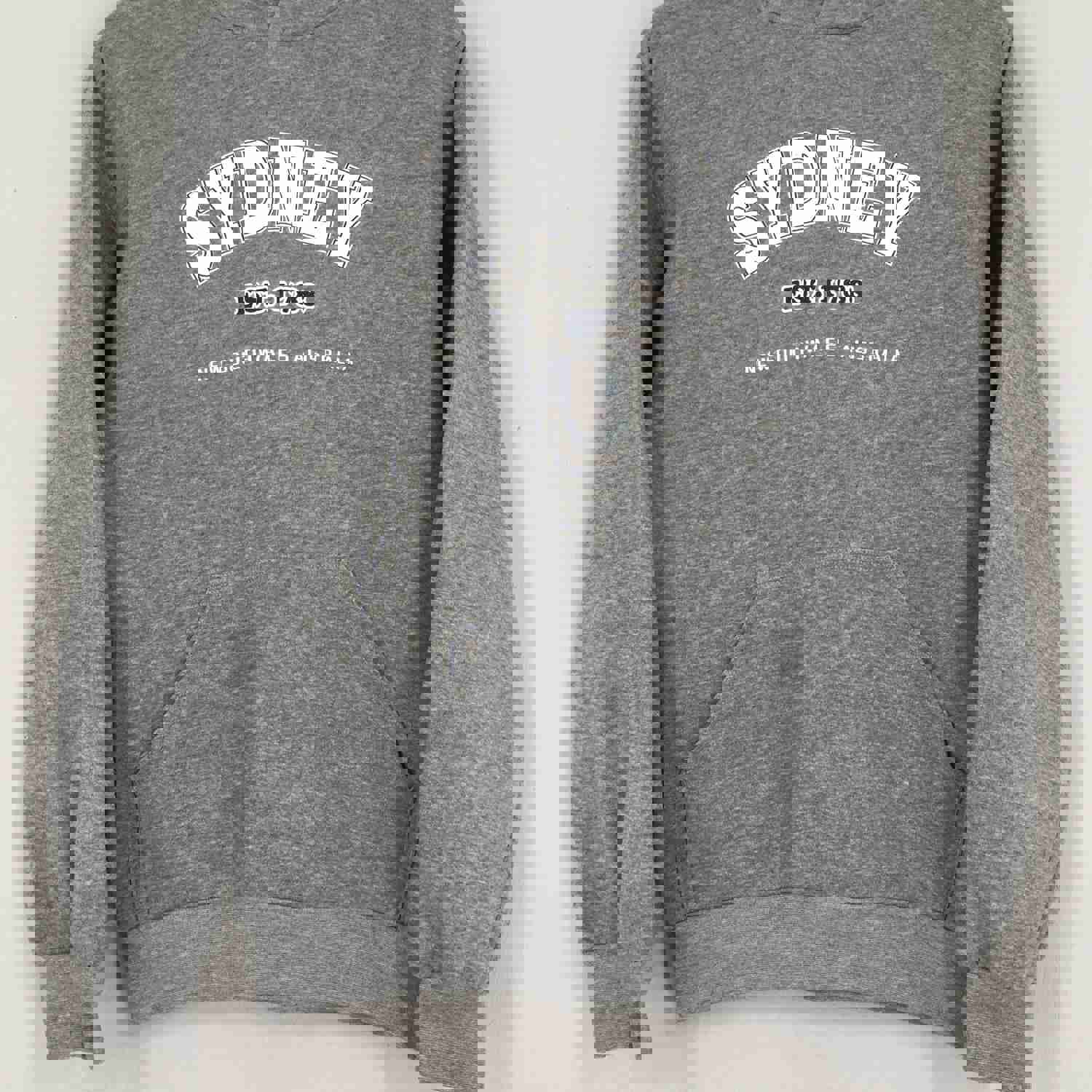Vintage Sydney Gray Hoodie Sweatshirt - Size XS, Fits Like M