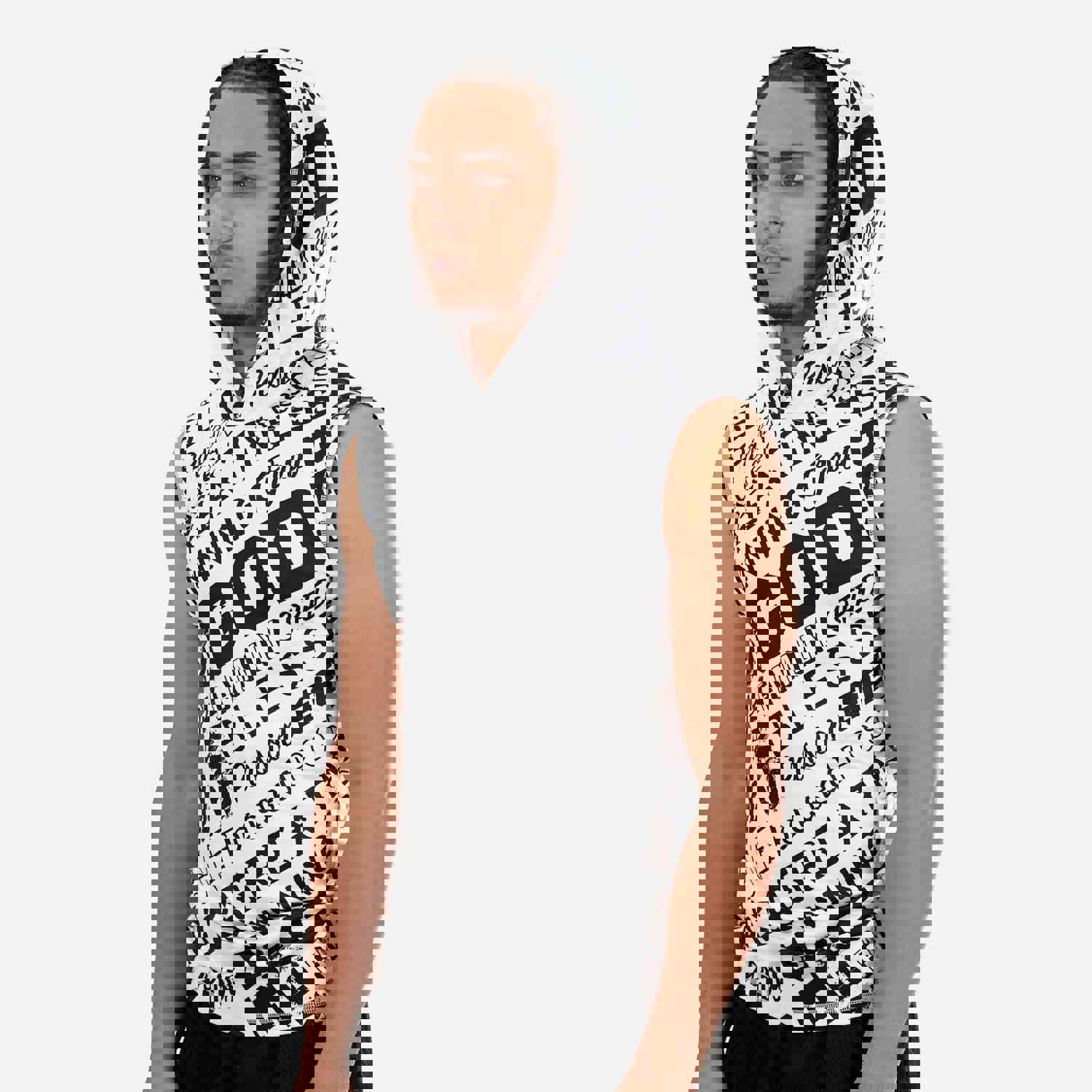 Stylish Muscle-Highlighting Compression Hoodie