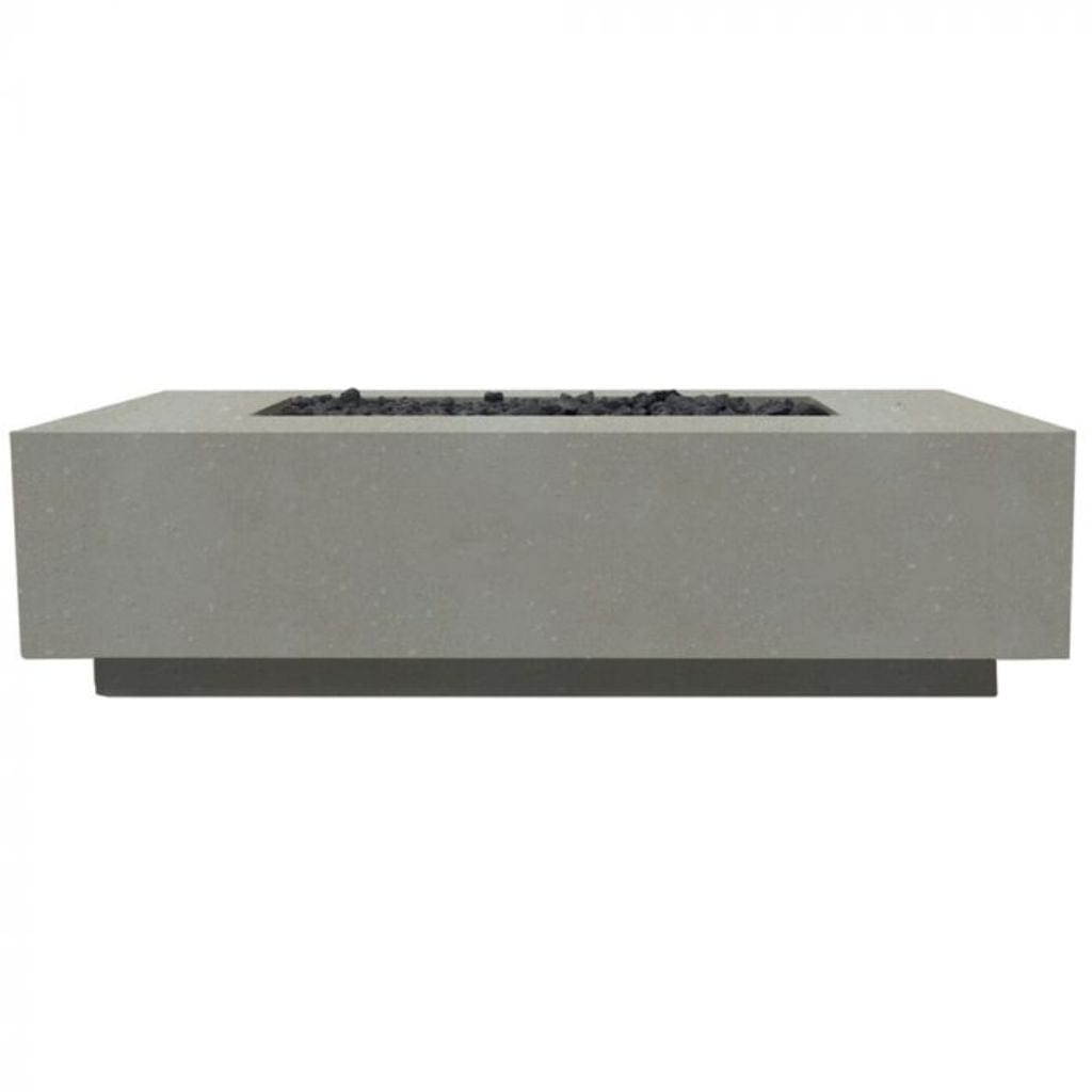 Prism Hardscapes 60" Tavola 8 Rectangular Concrete Gas Fire Pit Table