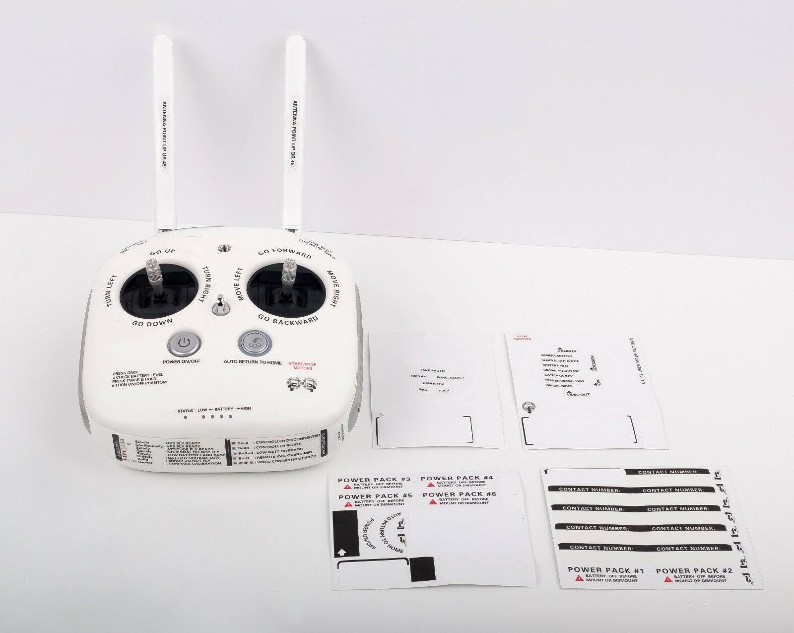DJI Phantom 3 Professional and Advanced Transmitter Sticker Set