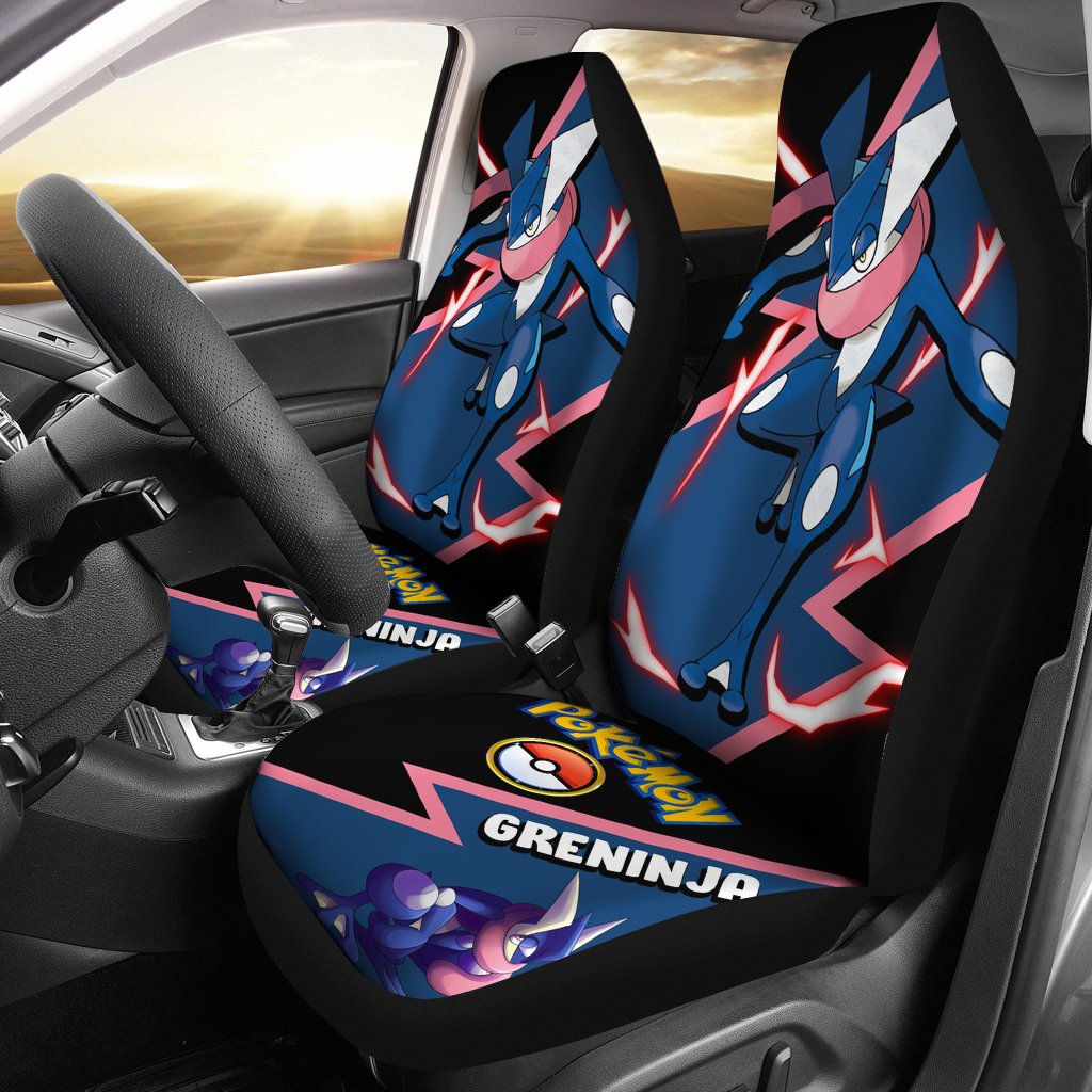 Custom Greninja Anime Pokemon Car Seat Covers