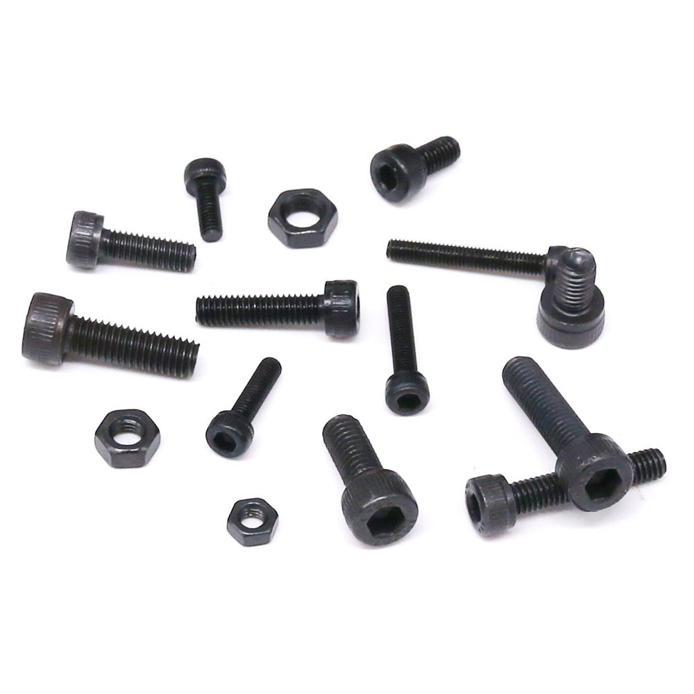 Glarks 510-Piece High-Precision M3 M4 M5 Socket Cap Bolts and Nuts Set