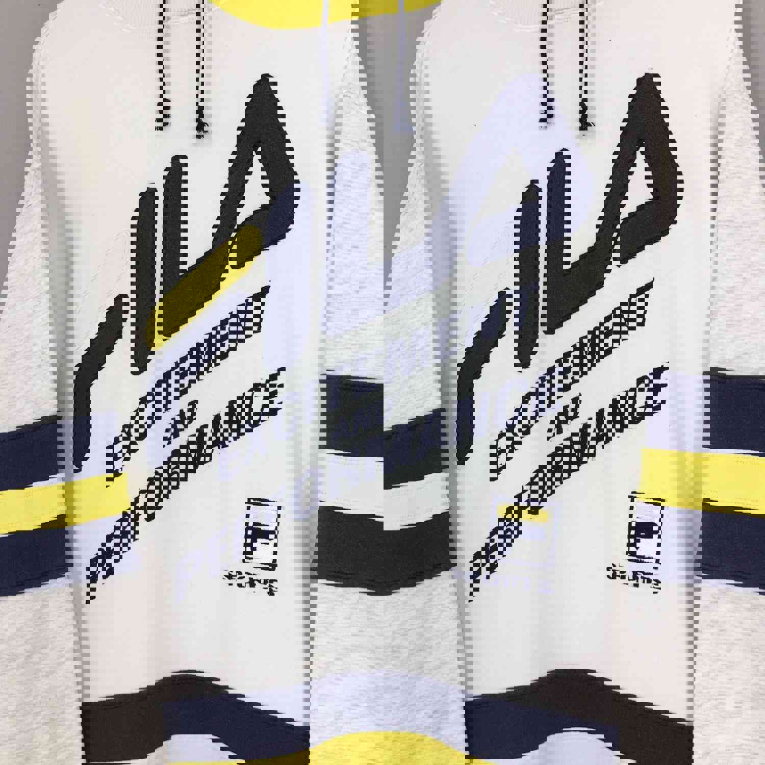 Vintage Fila Italia Hoodie Sweatshirt - Medium