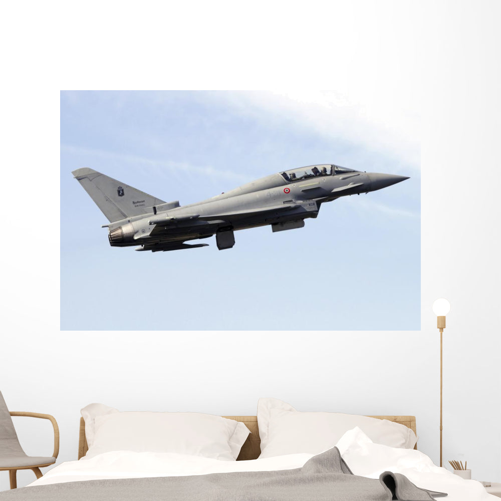 Eurofighter Typhoon 2000 Italian Wall Decal - Vibrant Aviation Decor