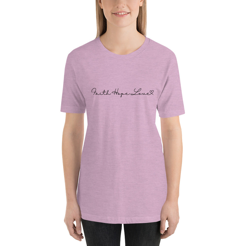 Faith, Hope & Love Inspirational T-Shirt