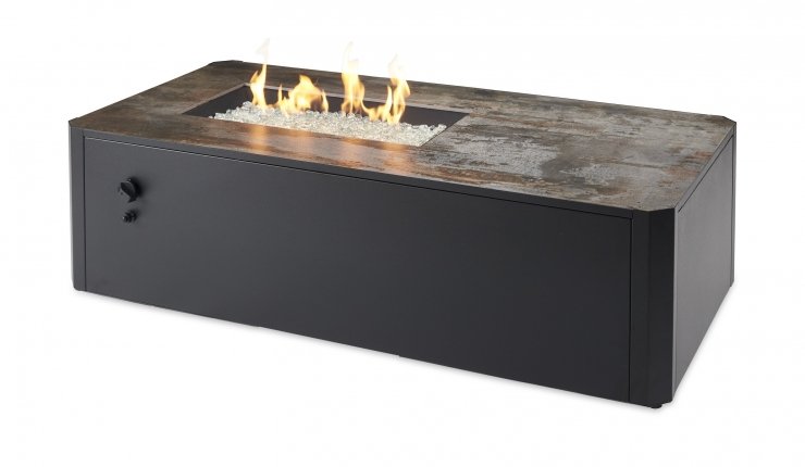 Kinney Modern Outdoor Gas Fire Pit Table