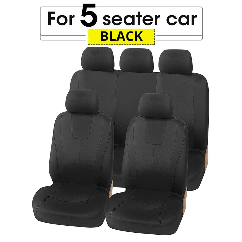 Universal Car Seat Cover Set with Airbag Compatibility