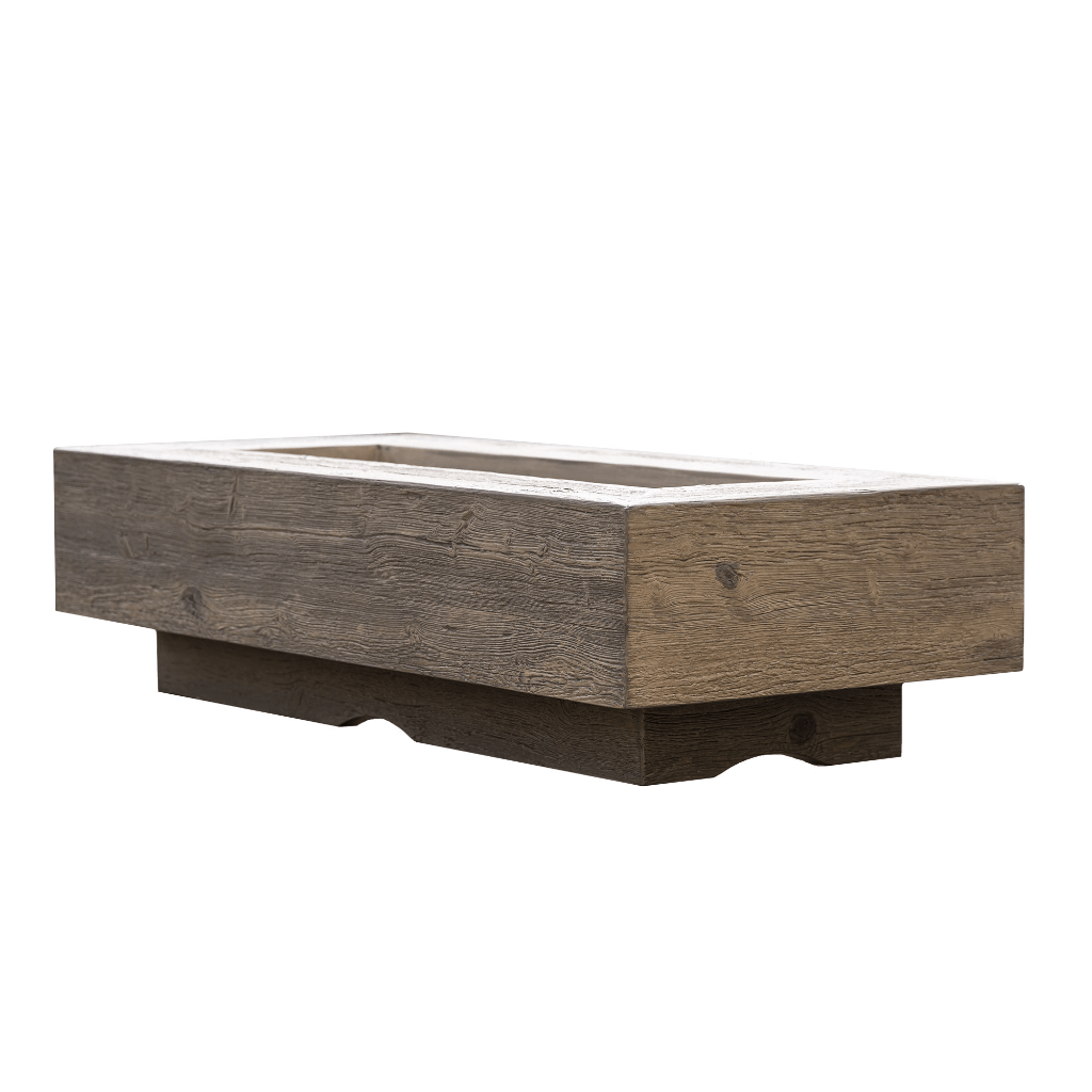Outdoor Plus Coronado 48-inch GFRC Wood Grain Gas Fire Pit
