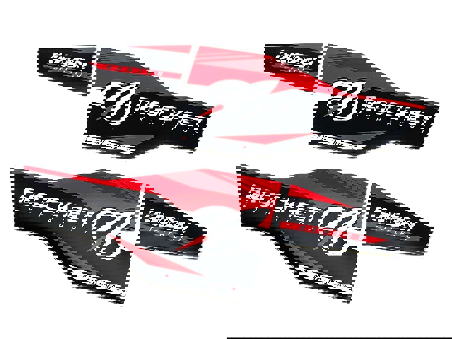 Chubby Pitbike Exhaust Replacement Decals Set