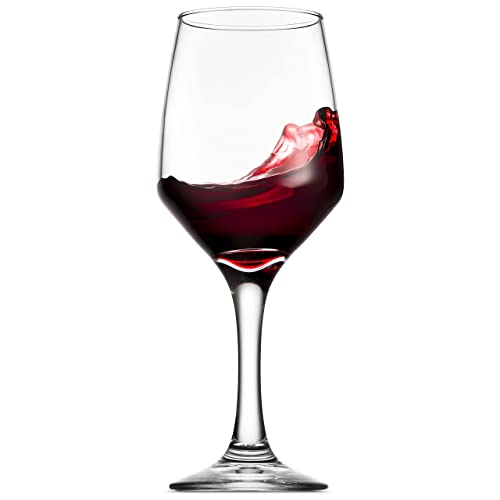 Godinger Italian Crafted Stemmed Wine Glasses, Set of 4