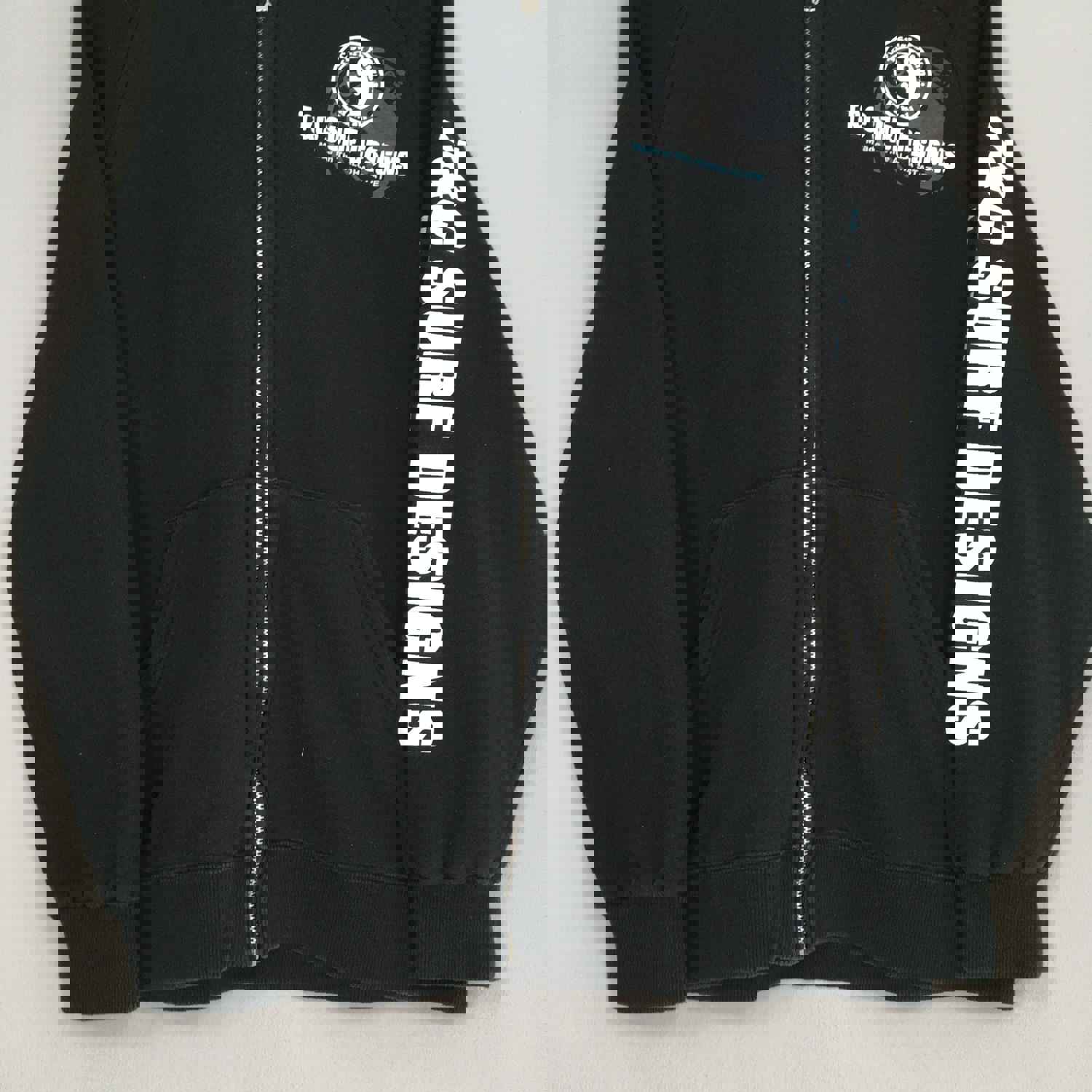 Vintage T&C Surf Designs Hoodie Sweater in Black, Size M