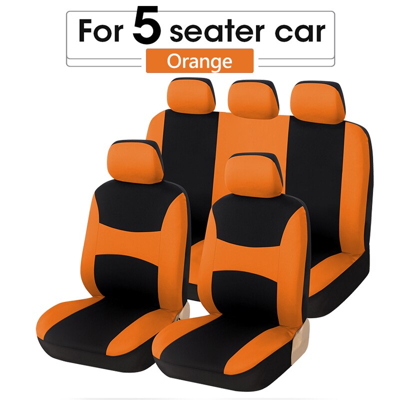 Universal Car Seat Cover Set with Airbag Compatibility