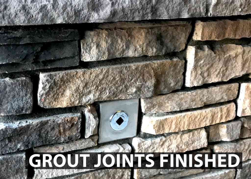 Luxury Outdoor Stone Gas Fire Pit, 48" x 30"
