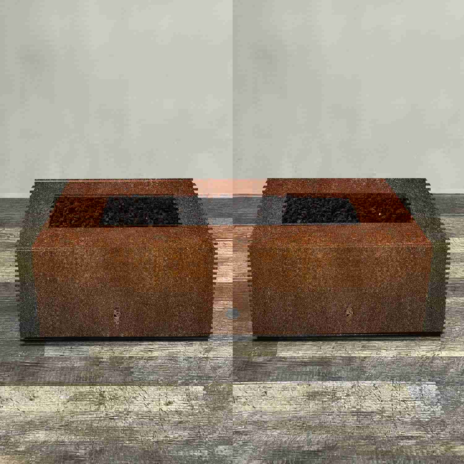 Starfire Designs Gravity 60 x 32 Rectangle Corten Steel Gas Fire Pit