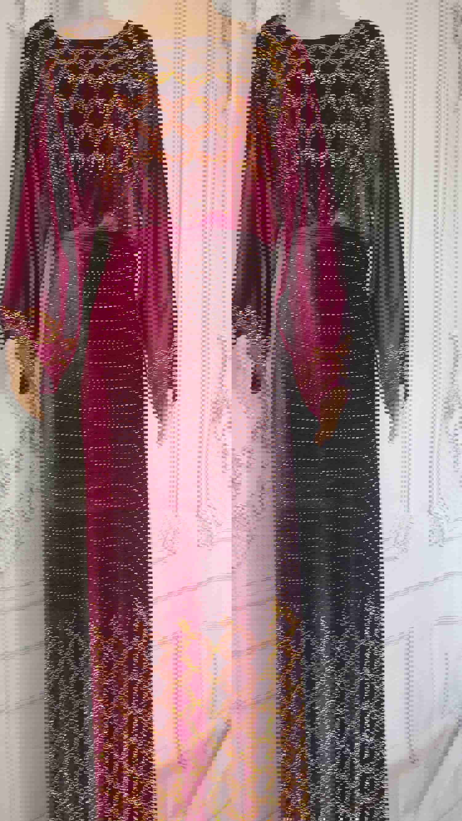 Elegant 3-Piece Italian Velvet Ensemble with Swarovski Stones