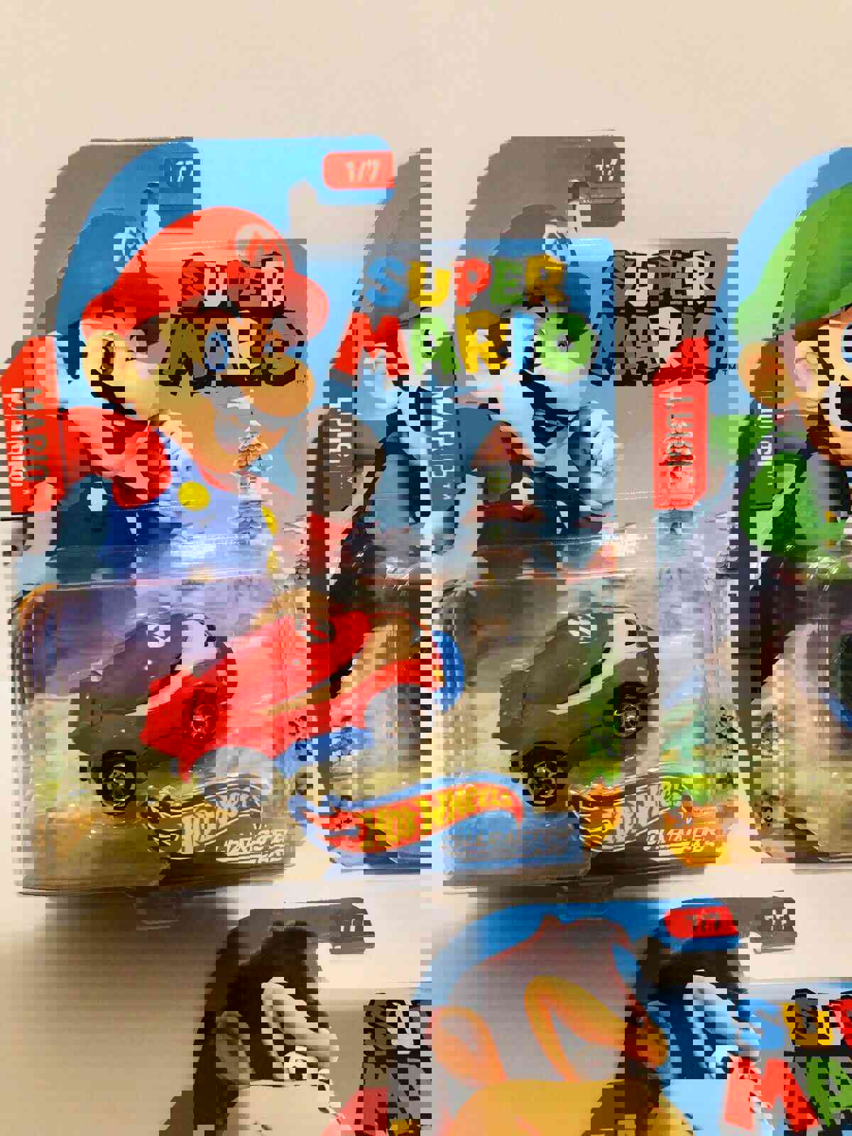 2017 Hot Wheels Super Mario Collection: 5 Diecast Cars