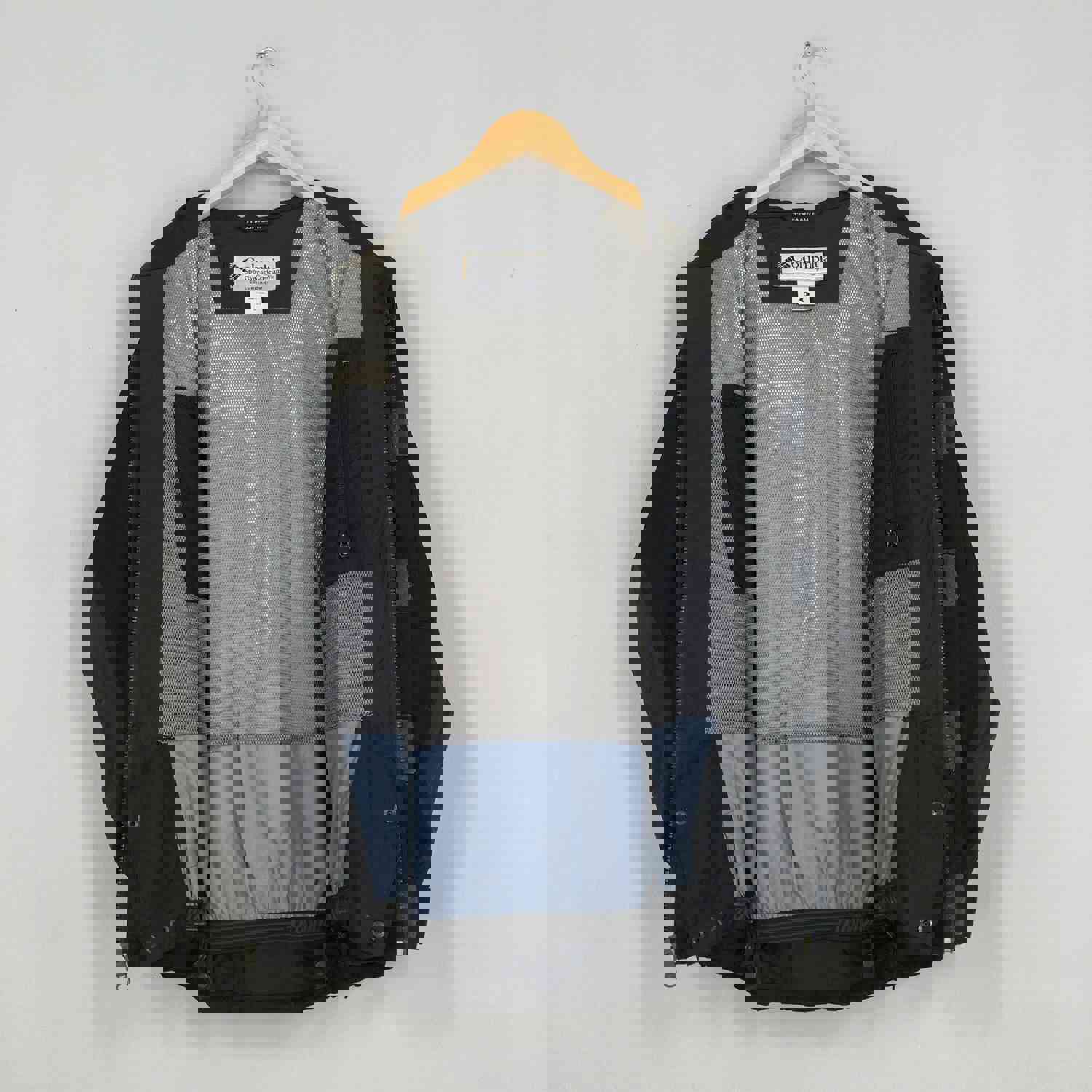 Vintage Columbia Windbreaker Hoodie Jacket Large 1990s
