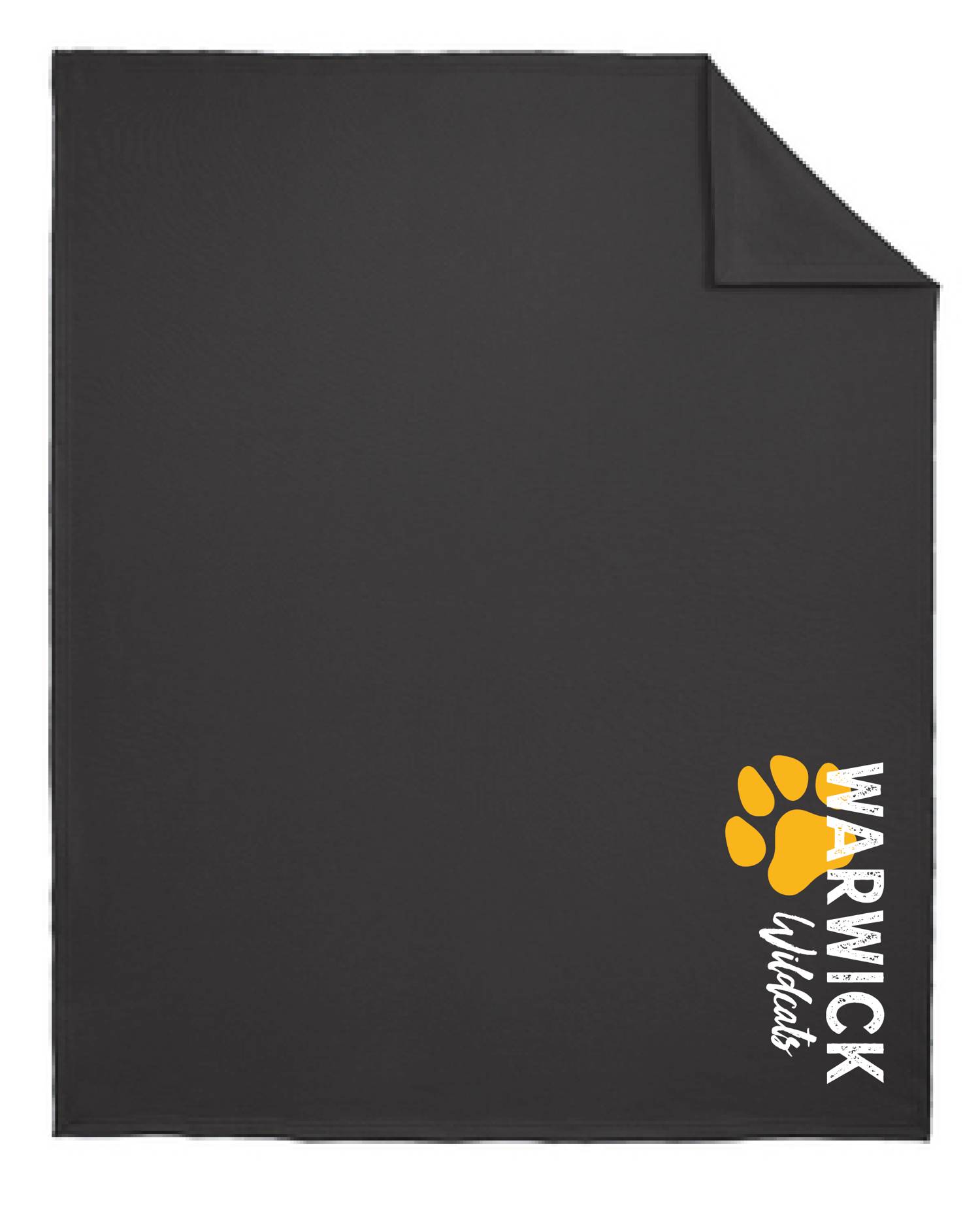 Sanfordville School - White and Gold Wildcats Stadium Blanket